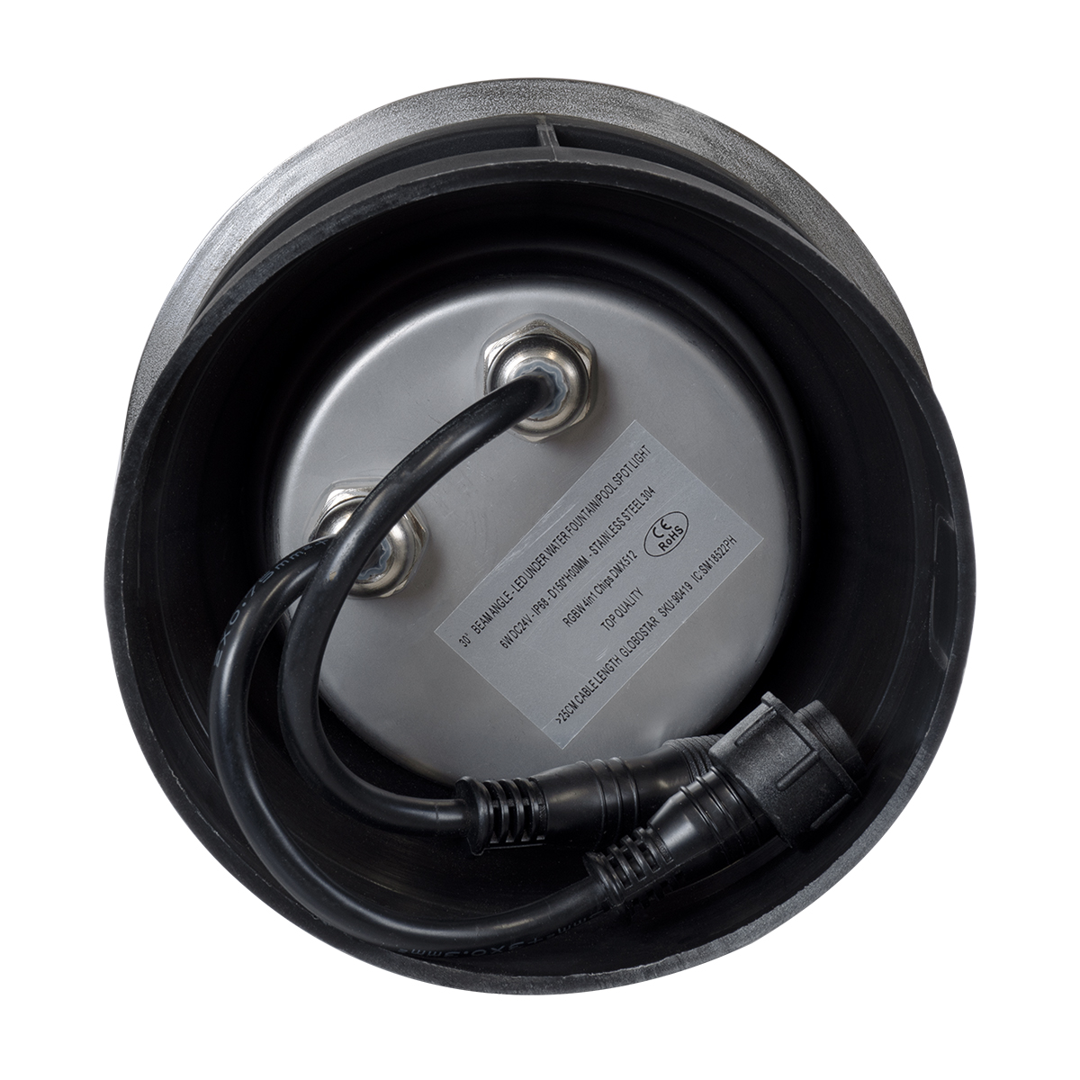 GLOBOSTAR® UNDERWATER-YUNI 90419 Υποβρύχιο Χωνευτό Σποτ για Σιντριβάνια/Πισίνες LED 6W 510lm 30° DC 24V Αδιάβροχο IP68 RGBW DMX512 Dimmable - Ανοξείδωτο Ατσάλι 304 - Φ15 x Υ10cm - Q14cm - 3 Χρόνια Εγγύηση 6 GLOBOSTAR® UNDERWATER-YUNI 90419 Υποβρύχιο Χωνευτό Σποτ για Σιντριβάνια/Πισίνες LED 6W 510lm 30° DC 24V Αδιάβροχο IP68 RGBW DMX512 Dimmable - Ανοξείδωτο Ατσάλι 304 - Φ15 x Υ10cm - Q14cm - 3 Χρόνια Εγγύηση - Image 4