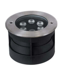 GLOBOSTAR® UNDERWATER-YUNI 90419 Υποβρύχιο Χωνευτό Σποτ για Σιντριβάνια/Πισίνες LED 6W 510lm 30° DC 24V Αδιάβροχο IP68 RGBW DMX512 Dimmable - Ανοξείδωτο Ατσάλι 304 - Φ15 x Υ10cm - Q14cm - 3 Χρόνια Εγγύηση 18 90419 7