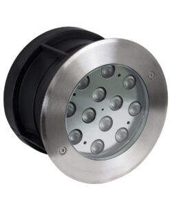 Alternative view of GLOBOSTAR® UNDERWATER-TUNI 90420 Υποβρύχιο Χωνευτό Σποτ για Σιντριβάνια/Πισίνες LED 12W 1080lm 30° DC 24V Αδιάβροχο IP68 Θερμό Λευκό 2700K Dimmable - Ανοξείδωτο Ατσάλι 304 - Φ18 x Υ11cm - Q17.5 - 3 Χρόνια Εγγύηση