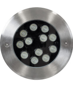 GLOBOSTAR® UNDERWATER-TUNI 90422 Υποβρύχιο Χωνευτό Σποτ για Σιντριβάνια/Πισίνες LED 12W 1020lm 30° DC 24V Αδιάβροχο IP68 RGBW DMX512 Dimmable - Ανοξείδωτο Ατσάλι 304 - Φ18 x Υ11cm - Q17.5 - 3 Χρόνια Εγγύηση 10 90422 3