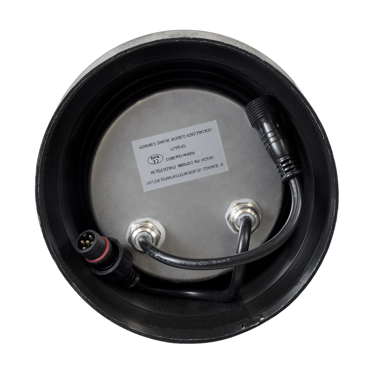 GLOBOSTAR® UNDERWATER-TUNI 90422 Υποβρύχιο Χωνευτό Σποτ για Σιντριβάνια/Πισίνες LED 12W 1020lm 30° DC 24V Αδιάβροχο IP68 RGBW DMX512 Dimmable - Ανοξείδωτο Ατσάλι 304 - Φ18 x Υ11cm - Q17.5 - 3 Χρόνια Εγγύηση 6 GLOBOSTAR® UNDERWATER-TUNI 90422 Υποβρύχιο Χωνευτό Σποτ για Σιντριβάνια/Πισίνες LED 12W 1020lm 30° DC 24V Αδιάβροχο IP68 RGBW DMX512 Dimmable - Ανοξείδωτο Ατσάλι 304 - Φ18 x Υ11cm - Q17.5 - 3 Χρόνια Εγγύηση - Image 4