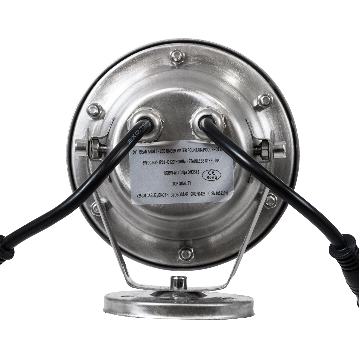 GLOBOSTAR® UNDERWATER-DEDY 90428 Υποβρύχιο Επιφανειακό Σποτ για Σιντριβάνια/Πισίνες LED 6W 510lm 30° DC 24V Αδιάβροχο IP68 RGBW DMX512 Dimmable - Ανοξείδωτο Ατσάλι 304 - Μ12 x Π7.5 x Υ14.5cm - 3 Χρόνια Εγγύηση 9 GLOBOSTAR® UNDERWATER-DEDY 90428 Υποβρύχιο Επιφανειακό Σποτ για Σιντριβάνια/Πισίνες LED 6W 510lm 30° DC 24V Αδιάβροχο IP68 RGBW DMX512 Dimmable - Ανοξείδωτο Ατσάλι 304 - Μ12 x Π7.5 x Υ14.5cm - 3 Χρόνια Εγγύηση - Image 7