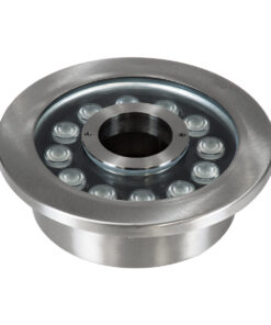 Alternative view of GloboStar® UNDERWATER-DENIS 90440 Υποβρύχιο Χωνευτό Φωτιστικό Σποτ Ειδικό για Σιντριβάνια - Πισίνες - Τζακούζι LED 12W 1020lm 30° DC 24V Αδιάβροχο IP68 Φ19.5 x Υ7.5cm RGBW DMX512 - Ανοξείδωτο Ατσάλι SS304 - 3 Years Warranty