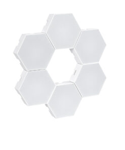 Alternative view of GloboStar® DIGIOCTA 90448 Σετ 6 Ψηφιακων LED RGB Φωτιστικών Κυψελών με Ψηφιακό Controller με WiFi Smart APP & Ασύρματο Χειριστήριο RF 2.4Ghz - LED SMD 5050 9W/Σετ 84PIXEL/Σετ 720lm/Σετ 120° DC 5V με USB 2.0 IP20 Πολύχρωμο RGB - Dimmable - Μ10.5 x Π10.5 x Υ3cm Ανά Κυψέλη - 2 Χρόνια Εγγύηση