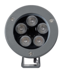 GLOBOSTAR® TREELIGHT-TREESPO 90468 Σποτ Φωτισμού για Φυτά - Δέντρα LED 12W 1260lm 15° DC 24V Αδιάβροχο IP67 Πορτοκαλί 2200K Dimmable - Γκρι Ανθρακί - Μ9 x Π11 x Υ9cm - 3 Χρόνια Εγγύηση 12 90468 3