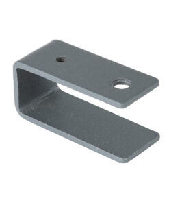 Alternative view of GloboStar® 90476 Βάση Αλουμίνιου για Στήριξη σε Ιμάντα (U) Τοποθέτησης για Σποτ και Προβολείς Αρχιτεκτονικού Φωτισμού Φυτών και Δέντρων Γκρι Ανθρακί Μ4.3 x Π1.8 x Υ2cm