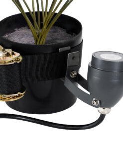 GloboStar® 90478 Ιμαντας Στηριξης με Καστάνια Μήκους 100cm για Βάση Αλουμίνιου (U) για Τοποθέτηση Σποτ και Προβολέων Αρχιτεκτονικού Φωτισμού Φυτών και Δέντρων Μ100cm 23 90478 11