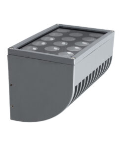 GloboStar® FLOOD-DENA 90487 Επιτοίχιος Προβολέας Wall Washer για Φωτισμό Κτιρίων - Απλίκα & Δαπέδου LED 30W 2700lm 5° DC 24V Αδιάβροχο IP67 Μ18.5 x Π13 x Υ12cm Θερμό Λευκό 2700K - Γκρι Ανθρακί - 3 Years Warranty 13 90487 3