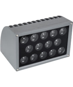 Alternative view of GloboStar® FLOOD-DENA 90488 Επιτοίχιος Προβολέας Wall Washer για Φωτισμό Κτιρίων - Απλίκα & Δαπέδου LED 30W 2850lm 5° DC 24V Αδιάβροχο IP67 Μ18.5 x Π13 x Υ12cm Φυσικό Λευκό 4500K - Γκρι Ανθρακί - 3 Years Warranty