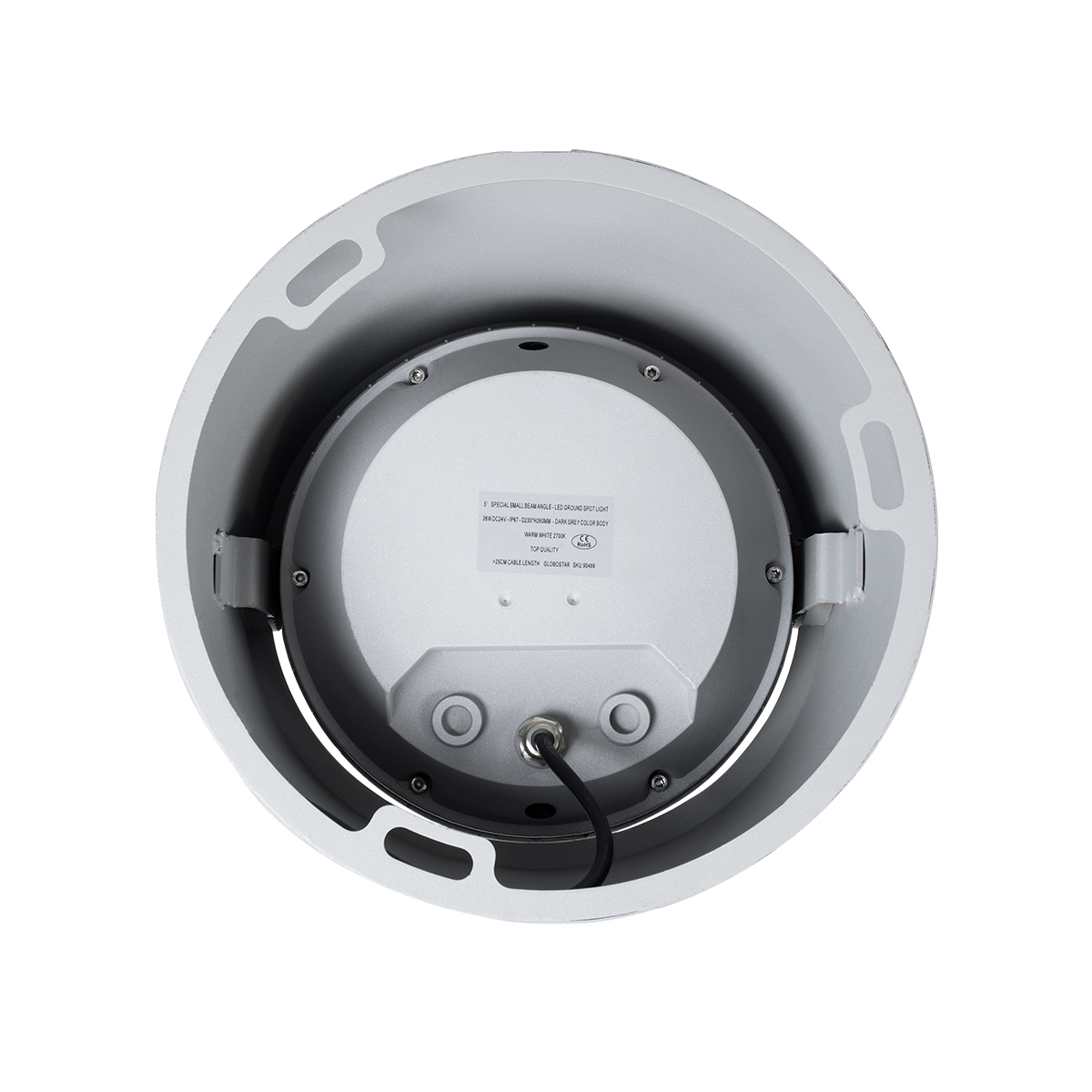 GloboStar® FLOOD-RANA 90490 Κινούμενος Προβολέας - Σποτ Φωτισμού Wall Washer για Φωτισμό Κτιρίων LED 36W 3420lm 5° DC 24V Αδιάβροχο IP67 Φ26.5 x Υ20cm Φυσικό Λευκό 4500K - Γκρι - 3 Years Warranty 9 GloboStar® FLOOD-RANA 90490 Κινούμενος Προβολέας - Σποτ Φωτισμού Wall Washer για Φωτισμό Κτιρίων LED 36W 3420lm 5° DC 24V Αδιάβροχο IP67 Φ26.5 x Υ20cm Φυσικό Λευκό 4500K - Γκρι - 3 Years Warranty - Image 7