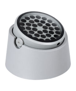 Alternative view of GLOBOSTAR® FLOOD-RANA 90491 Κινούμενος Προβολέας Σποτ Wall Washer LED 60W 5400lm 5° DC 24V Αδιάβροχο IP67 Θερμό Λευκό 2700K Dimmable - Γκρι - Μ30 x Π30 x Υ21cm - 3 Χρόνια Εγγύηση