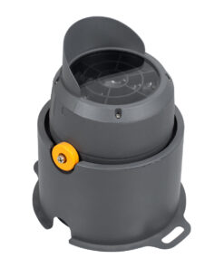 GloboStar® FLOOD-SIMA 90496 Κινούμενος Προβολέας - Σποτ Φωτισμού Wall Washer με Αντιθαμβωτική Γρίλια για Φωτισμό Κτιρίων LED 36W 3060lm 30° DC 24V Αδιάβροχο IP67 Μ21 x Π26 x Υ27cm RGBW DMX512 - Γκρι Ανθρακί - 3 Years Warranty 14 90496 3