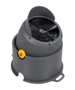 Alternative view of GLOBOSTAR® FLOOD-SIMA 90497 Κινούμενος Προβολέας Σποτ Wall Washer με Αντιθαμβωτική Γρίλια LED 60W 5400lm 30° DC 24V Αδιάβροχο IP67 Θερμό Λευκό 2700K Dimmable - Γκρι Ανθρακί - Μ29 x Π24 x Υ28.5cm - 3 Χρόνια Εγγύηση