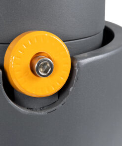 GLOBOSTAR® FLOOD-SIMA 90497 Κινούμενος Προβολέας Σποτ Wall Washer με Αντιθαμβωτική Γρίλια LED 60W 5400lm 30° DC 24V Αδιάβροχο IP67 Θερμό Λευκό 2700K Dimmable - Γκρι Ανθρακί - Μ29 x Π24 x Υ28.5cm - 3 Χρόνια Εγγύηση 20 90497 9