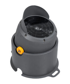 GloboStar® FLOOD-SIMA 90498 Κινούμενος Προβολέας - Σποτ Φωτισμού Wall Washer με Αντιθαμβωτική Γρίλια για Φωτισμό Κτιρίων LED 60W 5100lm 30° DC 24V Αδιάβροχο IP67 Μ29 x Π24 x Υ28.5cm RGBW DMX512 - Γκρι Ανθρακί - 3 Years Warranty 13 90498 2