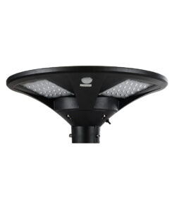 Alternative view of GLOBOSTAR® PARK 90501 Φωτιστικό Κεφαλής Post Top Πλατείας/Πάρκου/Κήπου με Ασύρματο Χειριστήριο LED 25W 550lm 120° με Ενσωματωμένο Φωτοβολταϊκό Panel 6V 20W & Επαναφορτιζόμενη Μπαταρία Li-ion 3.2V 12000mAh με Αισθητήρα Κίνησης-Ημέρας-Νύχτας Αδιάβροχο IP67 Θερμό Λευκό 2700K - Γκρι Ανθρακί - Φ50 x Υ20cm - 2 Χρόνια Εγγύηση