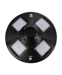 GLOBOSTAR® PARK 90501 Φωτιστικό Κεφαλής Post Top Πλατείας/Πάρκου/Κήπου με Ασύρματο Χειριστήριο LED 25W 550lm 120° με Ενσωματωμένο Φωτοβολταϊκό Panel 6V 20W & Επαναφορτιζόμενη Μπαταρία Li-ion 3.2V 12000mAh με Αισθητήρα Κίνησης-Ημέρας-Νύχτας Αδιάβροχο IP67 Θερμό Λευκό 2700K - Γκρι Ανθρακί - Φ50 x Υ20cm - 2 Χρόνια Εγγύηση 17 90501 5