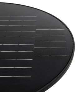 GLOBOSTAR® PARK 90501 Φωτιστικό Κεφαλής Post Top Πλατείας/Πάρκου/Κήπου με Ασύρματο Χειριστήριο LED 25W 550lm 120° με Ενσωματωμένο Φωτοβολταϊκό Panel 6V 20W & Επαναφορτιζόμενη Μπαταρία Li-ion 3.2V 12000mAh με Αισθητήρα Κίνησης-Ημέρας-Νύχτας Αδιάβροχο IP67 Θερμό Λευκό 2700K - Γκρι Ανθρακί - Φ50 x Υ20cm - 2 Χρόνια Εγγύηση 19 90501 7