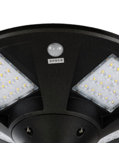 GLOBOSTAR® PARK 90501 Φωτιστικό Κεφαλής Post Top Πλατείας/Πάρκου/Κήπου με Ασύρματο Χειριστήριο LED 25W 550lm 120° με Ενσωματωμένο Φωτοβολταϊκό Panel 6V 20W & Επαναφορτιζόμενη Μπαταρία Li-ion 3.2V 12000mAh με Αισθητήρα Κίνησης-Ημέρας-Νύχτας Αδιάβροχο IP67 Θερμό Λευκό 2700K - Γκρι Ανθρακί - Φ50 x Υ20cm - 2 Χρόνια Εγγύηση 20 90501 8