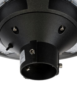 GLOBOSTAR® PARK 90501 Φωτιστικό Κεφαλής Post Top Πλατείας/Πάρκου/Κήπου με Ασύρματο Χειριστήριο LED 25W 550lm 120° με Ενσωματωμένο Φωτοβολταϊκό Panel 6V 20W & Επαναφορτιζόμενη Μπαταρία Li-ion 3.2V 12000mAh με Αισθητήρα Κίνησης-Ημέρας-Νύχτας Αδιάβροχο IP67 Θερμό Λευκό 2700K - Γκρι Ανθρακί - Φ50 x Υ20cm - 2 Χρόνια Εγγύηση 21 90501 9