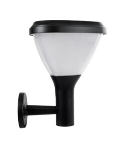 GLOBOSTAR® NATURE 90526 Φωτιστικό Κολωνάκι Κήπου LED 10W 330lm 120° με Ενσωματωμένο Φωτοβολταϊκό Panel 6V 2W & Επαναφορτιζόμενη Μπαταρία Li-ion 3.2V 1800mAh με Αισθητήρα Ημέρας-Νύχτας Αδιάβροχο IP65 Ψυχρό Λευκό 6000K - Γκρι Ανθρακί - Μ26 x Π29 x Υ36cm - 2 Χρόνια Εγγύηση 11 90526 2