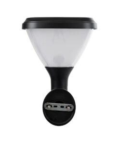 GLOBOSTAR® NATURE 90526 Φωτιστικό Κολωνάκι Κήπου LED 10W 330lm 120° με Ενσωματωμένο Φωτοβολταϊκό Panel 6V 2W & Επαναφορτιζόμενη Μπαταρία Li-ion 3.2V 1800mAh με Αισθητήρα Ημέρας-Νύχτας Αδιάβροχο IP65 Ψυχρό Λευκό 6000K - Γκρι Ανθρακί - Μ26 x Π29 x Υ36cm - 2 Χρόνια Εγγύηση 13 90526 4