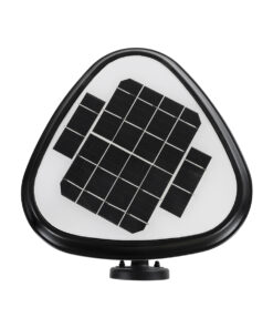 GLOBOSTAR® NATURE 90526 Φωτιστικό Κολωνάκι Κήπου LED 10W 330lm 120° με Ενσωματωμένο Φωτοβολταϊκό Panel 6V 2W & Επαναφορτιζόμενη Μπαταρία Li-ion 3.2V 1800mAh με Αισθητήρα Ημέρας-Νύχτας Αδιάβροχο IP65 Ψυχρό Λευκό 6000K - Γκρι Ανθρακί - Μ26 x Π29 x Υ36cm - 2 Χρόνια Εγγύηση 14 90526 5