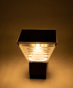 GLOBOSTAR® GRACIOUS 90529 Φωτιστικό Κολωνάκι Κήπου LED 10W 330lm 120° με Ενσωματωμένο Φωτοβολταϊκό Panel 6V 2W & Επαναφορτιζόμενη Μπαταρία Li-ion 3.2V 1800mAh με Αισθητήρα Ημέρας-Νύχτας Αδιάβροχο IP65 Θερμό Λευκό 2700K - Ψυχρό Λευκό 6000K - Γκρι Ανθρακί - Μ29 x Π24 x Υ24cm - 2 Χρόνια Εγγύηση 19 90529 9