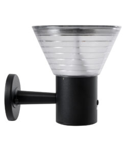 Alternative view of GLOBOSTAR® VEGGIE 90530 Φωτιστικό Κολωνάκι Κήπου LED 10W 330lm 120° με Ενσωματωμένο Φωτοβολταϊκό Panel 6V 2W & Επαναφορτιζόμενη Μπαταρία Li-ion 3.2V 1800mAh με Αισθητήρα Ημέρας-Νύχτας Αδιάβροχο IP65 Ψυχρό Λευκό 6000K - Γκρι Ανθρακί - Μ23 x Π30 x Υ25cm - 2 Χρόνια Εγγύηση