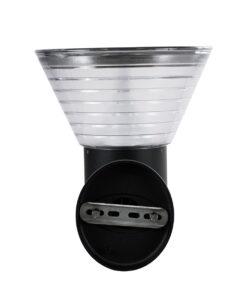 GLOBOSTAR® VEGGIE 90530 Φωτιστικό Κολωνάκι Κήπου LED 10W 330lm 120° με Ενσωματωμένο Φωτοβολταϊκό Panel 6V 2W & Επαναφορτιζόμενη Μπαταρία Li-ion 3.2V 1800mAh με Αισθητήρα Ημέρας-Νύχτας Αδιάβροχο IP65 Ψυχρό Λευκό 6000K - Γκρι Ανθρακί - Μ23 x Π30 x Υ25cm - 2 Χρόνια Εγγύηση 15 90530 5