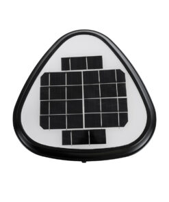 GLOBOSTAR® NATURE 90532 Φωτιστικό Κολωνάκι Κήπου LED 10W 500lm 120° με Ενσωματωμένο Φωτοβολταϊκό Panel 6V 2W & Επαναφορτιζόμενη Μπαταρία Li-ion 3.2V 8000mAh με Αισθητήρα Ημέρας-Νύχτας Αδιάβροχο IP65 Ψυχρό Λευκό 6000K - Γκρι Ανθρακί - Μ26 x Π26 x Υ30cm - 2 Χρόνια Εγγύηση 11 90532 3