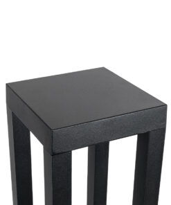 GLOBOSTAR® HONEYBEE 90541 Φωτιστικό Κολωνάκι Κήπου LED 15W 1500lm 120° AC 220-240V Αδιάβροχο IP65 Θερμό Λευκό 2700K - Γκρι Ανθρακί - Μ20 x Π20 x Υ60cm - 3 Χρόνια Εγγύηση 13 90541 4