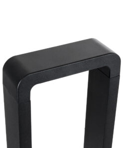 GLOBOSTAR® BACKYARD 90546 Φωτιστικό Κολωνάκι Κήπου LED 15W 1500lm 60° AC 220-240V Αδιάβροχο IP65 Θερμό Λευκό 2700K - Γκρι Ανθρακί - Μ16 x Π5.5 x Υ58cm - 3 Χρόνια Εγγύηση 14 90546 5