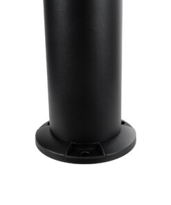 GLOBOSTAR® VEGGIE 90550 Φωτιστικό Κολωνάκι Κήπου με Ντουί 1 x E27 60° AC 220-240V Αδιάβροχο IP65 - Μαύρο - Μ23 x Π23 x Υ60cm 16 90550 7