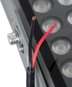 GLOBOSTAR® FLOOD-ZANA 90558 Προβολέας Σποτ Wall Washer LED 100W 9000lm 30° DC 24V Αδιάβροχο IP65 Θερμό Λευκό 2700K Dimmable - Γκρι Ανθρακί - Μ45.5 x Π28 x Υ10cm - 3 Χρόνια Εγγύηση 13 90558 6