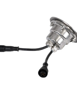 GloboStar® UNDERWATER-JULIA 90564 Υποβρύχιο Χωνευτό Φωτιστικό Σποτ Ειδικό για Σιντριβάνια LED 3W 255lm 15° DC 24V Αδιάβροχο IP68 Φ10 x Υ7.5cm RGBW DMX512 - Ανοξείδωτο Ατσάλι - 3 Years Warranty 21 90564 10