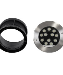 GloboStar® UNDERWATER-JULIA 90570 Υποβρύχιο Χωνευτό Φωτιστικό Σποτ Ειδικό για Σιντριβάνια LED 12W 1020lm 15° DC 24V Αδιάβροχο IP68 Φ18 x Υ11.2cm RGBW DMX512 - Ανοξείδωτο Ατσάλι - 3 Years Warranty 20 90570 9