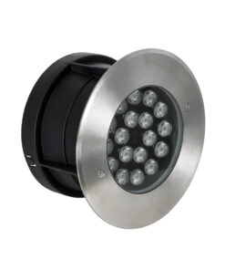 Alternative view of GloboStar® UNDERGROUND-SINA 90571 Χωνευτό Φωτιστικό Σποτ Δαπέδου LED 18W 1620lm 15° DC 24V Αδιάβροχο IP68 Φ20 x Υ11cm Θερμό Λευκό 2700K - Ανοξείδωτο Ατσάλι - 3 Χρόνια Εγγύηση