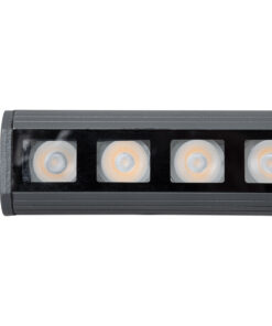 GLOBOSTAR® WASHER-PANDA 90582 Μπάρα Φωτισμού Wall Washer LED 36W 3060lm 15° DC 24V Αδιάβροχο IP67 Πορτοκαλί 2200K Dimmable - Γκρι Ανθρακί - Μ100 x Π4 x Υ3.5cm - 3 Χρόνια Εγγύηση 19 90582 8