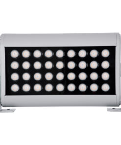 GLOBOSTAR® FLOOD-HENA 90445 Προβολέας Σποτ Wall Washer LED 36W 3060lm 30° AC 220-240V Αδιάβροχο IP67 Πορτοκαλί 2200K - Ασημί - Μ30 x Π6 x Υ17cm - 3 Χρόνια Εγγύηση 9 90583 3