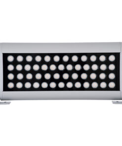 GLOBOSTAR® FLOOD-HENA 90446 Προβολέας Σποτ Wall Washer LED 48W 4080lm 30° AC 220-240V Αδιάβροχο IP67 Πορτοκαλί 2200K - Ασημί - Μ39 x Π6 x Υ17cm - 3 Χρόνια Εγγύηση 9 90584 3