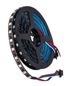 GloboStar® GLOBOSTAR® DIGIPRO 90604 Ψηφιακή Pixel Addressable Ταινία LED 14.4W/m 1152lm/m 120° DC 12V IP20 60 x SMD5050 Chip/m 60 x Pixel/m Πολύχρωμο RGB Dimmable SPI/TTL Protocol IC TM1812 - Μ500 x Π1 x Υ0.2cm - Ρολό 5 Μέτρων - 5 Χρόνια Εγγύηση