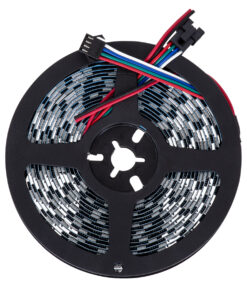 Alternative view of GLOBOSTAR® DIGIPRO 90604 Ψηφιακή Pixel Addressable Ταινία LED 14.4W/m 1152lm/m 120° DC 12V IP20 60 x SMD5050 Chip/m 60 x Pixel/m Πολύχρωμο RGB Dimmable SPI/TTL Protocol IC TM1812 - Μ500 x Π1 x Υ0.2cm - Ρολό 5 Μέτρων - 5 Χρόνια Εγγύηση