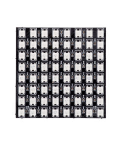 GloboStar® GloboStar® 90607 Digital Pixel Addressable Plate - Ψηφιακή Πλακέτα LED SMD 5050 15.3W/m 64LED/unit 64PIXEL/unit SPI/TTL Protocol IC WS2812/SK6812 1224lm/unit 120° DC 5V IP20 RGB - Μαύρο Σώμα - Μ80 x Π80 x Υ2mm - 5 Χρόνια Εγγύηση