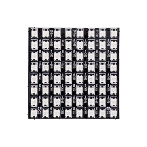 GloboStar® GloboStar® 90607 Digital Pixel Addressable Plate - Ψηφιακή Πλακέτα LED SMD 5050 15.3W/m 64LED/unit 64PIXEL/unit SPI/TTL Protocol IC WS2812/SK6812 1224lm/unit 120° DC 5V IP20 RGB - Μαύρο Σώμα - Μ80 x Π80 x Υ2mm - 5 Χρόνια Εγγύηση
