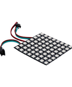 GloboStar® 90607 Digital Pixel Addressable Plate - Ψηφιακή Πλακέτα LED SMD 5050 15.3W/m 64LED/unit 64PIXEL/unit SPI/TTL Protocol IC WS2812/SK6812 1224lm/unit 120° DC 5V IP20 RGB - Μαύρο Σώμα - Μ80 x Π80 x Υ2mm - 5 Χρόνια Εγγύηση 8 90607 3