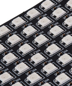 GloboStar® 90608 Digital Pixel Addressable Plate - Ψηφιακή Πλακέτα LED SMD 5050 61W/m 256LED/unit 256PIXEL/unit SPI/TTL Protocol IC WS2812/SK6812 4880lm/unit 120° DC 5V IP20 RGB - Μαύρο Σώμα - Μ160 x Π160 x Υ2mm - 5 Χρόνια Εγγύηση 11 90608 6