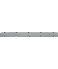 GLOBOSTAR® VIGAS 90613 Γραμμικό Βιομηχανικό Φωτιστικό Σκαφάκι Tri-Proof με Μεταλλικά Clips για 2 x Λάμπες T8 G13 120cm Τύπου Φθορίου LED Τροφοδοσίας Ενός Άκρου 120° AC 220-240V Αδιάβροχο IP65 - Γκρι με Διάφανο Κάλυμμα Πλαστικό PC - Μ126 x Π11.5 x Υ9cm 10 90613 4