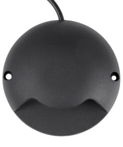 GLOBOSTAR® STEP-LUNA 90616 Αρχιτεκτονικό Φωτιστικό Διαδρόμου/Σκαλοπατιού LED 3W 330lm 10° DC 24V Αδιάβροχο IP65 Θερμό Λευκό 2700K Dimmable - Μαύρο - Φ12 x Υ3cm - 3 Χρόνια Εγγύηση 13 90616 6