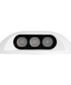 GLOBOSTAR® STEP-LUNA 90619 Αρχιτεκτονικό Φωτιστικό Διαδρόμου/Σκαλοπατιού LED 3W 330lm 10° DC 24V Αδιάβροχο IP65 Θερμό Λευκό 2700K Dimmable - Λευκό - Φ12 x Υ3cm - 3 Χρόνια Εγγύηση 13 90619 3